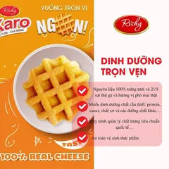 Combo 4 Bịch Bánh Karo Trứng Tươi Chà Bông Phô Mai Hoàng Kim - Bánh Ngon Nhẹ, Dinh Dưỡng, Tiện Lợi Mang Theo