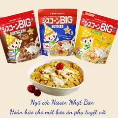 Combo 6 Gói Ngũ Cốc Big Nissin Dinh Dưỡng Cho Bé Từ 12 Tháng - Bữa Ăn Sáng Thơm Ngon, Giàu Vitamin và Khoáng Chất