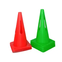 Bộ 10 Cone Nhựa VifaSport 101974 - Dụng Cụ Tập Luyện Thể Thao, Mốc Giới Hạn Chất Liệu Nhựa Cao Cấp 23-31 cm