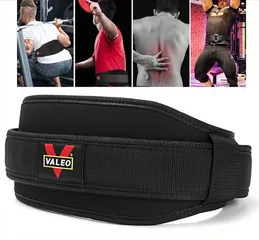 Đai Lưng Mềm Tập Gym Valeo EVA-356 15cm - Bảo Vệ Cột Sống, Chống Đau Lưng, Thời Trang Tập Gym Nam