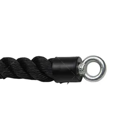 Dây Thừng Tập Xô Đơn - Dụng Cụ Thể Dục Chuyên Dụng Cho Gym, Tập Cơ Tay, Tam Đầu, Chất Liệu Bền Bỉ, 38cm