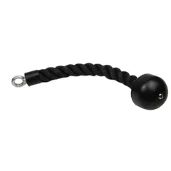 Dây Thừng Tập Xô Đơn - Dụng Cụ Thể Dục Chuyên Dụng Cho Gym, Tập Cơ Tay, Tam Đầu, Chất Liệu Bền Bỉ, 38cm