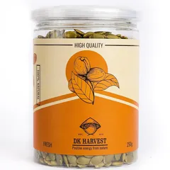 Hạt Bí Xanh Tách Vỏ Nguyên Chất DK Harvest 250g - Hạt Dinh Dưỡng Không ướp Muối, Giàu Vitamin, Thơm Ngon, Tốt Cho Sức Khỏe