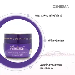 Kem Dưỡng Da Ban Đêm 6in1 Whitening Revital Cream Oshirma - Dưỡng Ẩm, Làm Trắng, Giảm Nếp Nhăn Da 25g