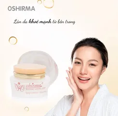 Kem sữa linh chi vàng Oshirma - Kem dưỡng ẩm ngừa thâm nám, làm trắng da và giảm nhăn, chống lão hóa hiệu quả