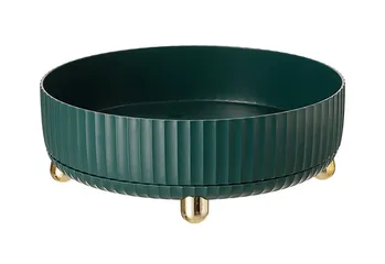 Khay Đựng Đồ Xoay 360 Độ Đa Năng - Khay Nhựa ABS Đựng Mỹ Phẩm, Gia Vị, Hoa Quả - Tiện Lợi và Dễ Dàng Vệ Sinh