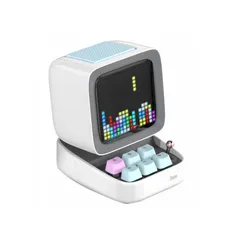 Loa Bluetooth Divoom DiToo-Plus 10W - Thiết kế Retro Hoài Cổ, Âm Thanh Chất Lượng, Kết Nối Bluetooth 5.0, Màn Hình LED Đa Sắc