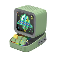 Loa Bluetooth Divoom DiToo-Plus 10W - Thiết kế Retro Hoài Cổ, Âm Thanh Chất Lượng, Kết Nối Bluetooth 5.0, Màn Hình LED Đa Sắc