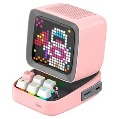 Loa Bluetooth Divoom DiToo-Plus 10W - Thiết kế Retro Hoài Cổ, Âm Thanh Chất Lượng, Kết Nối Bluetooth 5.0, Màn Hình LED Đa Sắc