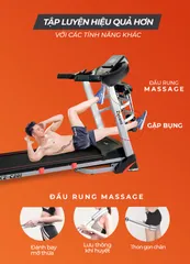 Máy Chạy Bộ Điện Zasami KZ-C201 - Gấp Gọn, Băng Chạy Rộng 130x45cm, Tự Động Nâng Dốc 15% - Thiết Bị Tập Luyện Thông Minh tại Nhà
