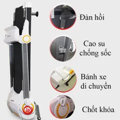 Máy Chạy Bộ Điện Kingsport BK-52 - Động Cơ 2.0 HP, 10 Mức Chạy, Thiết Kế Gấp Gọn Tiết Kiệm Không Gian, Thích Hợp Cho Gia Đình