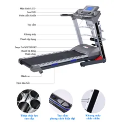 Máy Chạy Bộ Điện Đa Chức Năng Đại Việt DV-1818 - Tích Hợp Massage, Tốc Độ 1-18 km/h, Thiết Kế Gọn Nhẹ, Thảm Chống Trượt, Dụng Cụ Thể Dục Tại Nhà