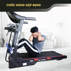 Máy Chạy Bộ Điện Đại Việt DV-S201M - Thiết Bị Tập Thể Dục Tại Nhà, Độ Nghiêng Tự Động, 15 Chương Trình Tập, Tải Trọng 120kg