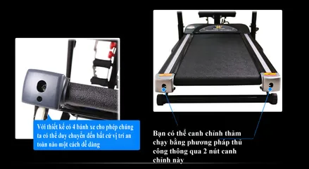 Máy chạy bộ điện KingSport BK-007 - Thảm chạy rộng 43cm, động cơ mạnh 2.5 HP, màn hình LCD, massage, công nghệ âm thanh cao cấp, thể thao tại nhà
