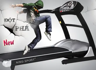 Máy Chạy Bộ Điện Kingsport BK-1939 - Dụng Cụ Tập Thể Dục Thông Minh, Hệ Thống Giảm Chấn, Tốc Độ 0.8-18 Km/h, Chịu Tải 150 Kg