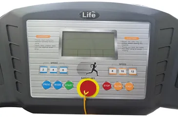 Máy chạy bộ điện Life-9614 - Tích hợp 4 chức năng, hỗ trợ tự ngắt, dừng khẩn cấp, thiết kế thể thao hiện đại, tải trọng 100kg