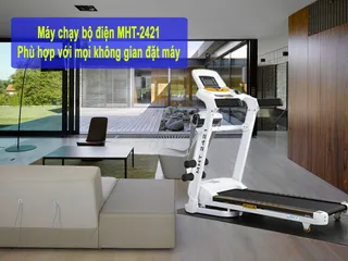 Máy Chạy Bộ Điện Mofit MHT-2421M - Khung Chắc Chắn, Đầu Massage, Tập Tại Nhà, 2.5HP, Giảm Chấn, Phù Hợp Gia Đình