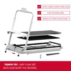 Máy Chạy Bộ Điện Tempo TS1 - Nâng Cao Sức Khỏe Tại Nhà, Thiết Kế Gọn Nhẹ, Tốc Độ 1-12 km/h, Thích Hợp Cho Mọi Không Gian Tập Luyện