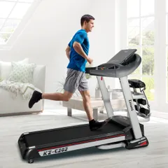 Máy Chạy Bộ Điện Zasami KZ-C202 Đa Năng Gập Gọn - Chạy Tại Nhà, Tập Luyện Hiệu Quả, Vận Tốc Tối Đa 20km/h, Nâng Dốc Tự Động 15%