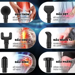 Máy massage cầm tay Kingtech KH-720 - Đa năng, 20 cấp độ massage, Trị liệu giảm đau, Thiết kế nhẹ, Dễ sử dụng, Quà tặng lý tưởng cho sức khỏe