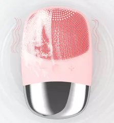 Máy Rửa Mặt Sóng Âm Cầm Tay 3 Trong 1 Boorui 03 - Đa Chức Năng Rửa Mặt, Massage, Đẩy Dưỡng Chất - Chống Nước IPX7, Silicone Mềm Mại
