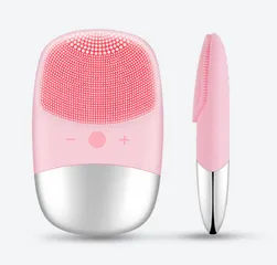 Máy Rửa Mặt Sóng Âm Cầm Tay 3 Trong 1 Boorui 03 - Đa Chức Năng Rửa Mặt, Massage, Đẩy Dưỡng Chất - Chống Nước IPX7, Silicone Mềm Mại