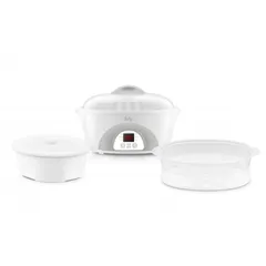 Nồi Hầm Cách Thủy 2 Tầng Fatzbaby Stew 4 FB9116ZT - Dung Tích 1.6L, 5 Chế Độ Nấu Tiện Lợi Cho Bé, Chất Liệu Sứ Ceramic An Toàn
