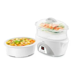 Nồi Hầm Cách Thủy 2 Tầng Fatzbaby Stew 4 FB9116ZT - Dung Tích 1.6L, 5 Chế Độ Nấu Tiện Lợi Cho Bé, Chất Liệu Sứ Ceramic An Toàn