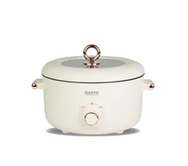 Nồi lẩu điện đa năng Hasto Hàn Quốc 6 chức năng 5L, kèm xửng hấp - Nấu lẩu, hấp, xào, hầm dễ dàng, tiện lợi cho gian bếp.