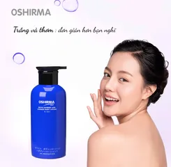Sữa Dưỡng Thể Trắng Da Cao Cấp Oshirma 6in1 - Dưỡng ẩm, Làm Trắng Da Tự Nhiên, Hương Thơm Quyến Rũ 450ml