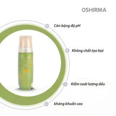 Sữa Rửa Mặt Sáng Da Oshirma Facial Cleansing & Refining Emulsion 6in1 - Làm Sạch, Kiểm Soát Dầu, Dưỡng Ẩm Da Khỏe Mạnh 150ml