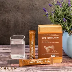 Thạch Hỗ Trợ Giảm Cân Kafe Herbal Slim CHUAN Nature - Giúp Đốt Cháy Mỡ, Hỗ Trợ Giảm Cảm Giác Thèm Ăn, An Toàn Từ Thiên Nhiên