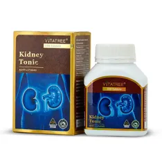 [Hàng nhập khẩu] Viên uống bổ thận Vitatree Kidney Tonic - Hỗ trợ chức năng thận với đông trùng hạ thảo và các thảo mộc 