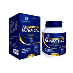 Viên uống Canxi Hữu Cơ Nano NZ-Ultra Cal 30 Viên - Hỗ Trợ Xương Chắc Khỏe với Vitamin D3, K2 MK7 cho Bé và Người Lớn