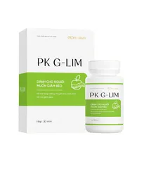 Viên Uống Giảm Cân PK G-LIM - Hỗ Trợ Giảm Mỡ Thừa An Toàn, Không Mệt Mỏi, Lành Tính, Hộp 30 Viên