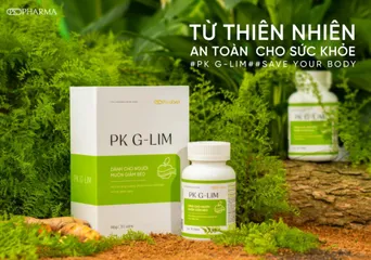 Viên Uống Giảm Cân PK G-LIM - Hỗ Trợ Giảm Mỡ Thừa An Toàn, Không Mệt Mỏi, Lành Tính, Hộp 30 Viên