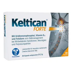 Viên uống Keltican Forte - Hỗ trợ cải thiện thoái hóa cột sống, đau nhức dây thần kinh - 80 viên bổ trợ xương khớp