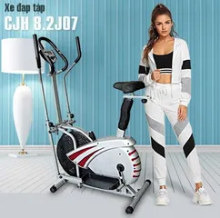 Xe Đạp Tập Đa Năng CJH 8.2J07 - Kháng Lực Điều Chỉnh, Thiết Kế Thể Thao Tại Nhà, Chức Năng Đạp Xe & Tập Thể Lực