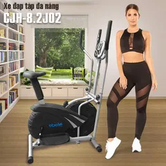 Xe Đạp Tập Thể Dục Tại Nhà CJH 8.2J02 Đa Năng - Xe Tập Đạp, Tập Thể Lực, Đẩy Chân, Giúp Cơ Thể Săn Chắc, Hỗ Trợ 120kg
