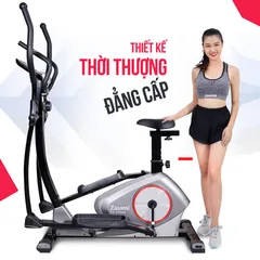 Xe Đạp Tập Thể Dục Zasami KZ606EA - Đa Năng Cho Toàn Thân & Chân Hông, Tùy Chỉnh Độ Cao, Hiển Thị Nhịp Tim, Món Quà Tuyệt Vời Cho Gia Đình