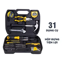 Bộ Dụng Cụ Sửa Chữa Đa Năng 31 Chi Tiết Deli DL5972 - Hộp Dụng Cụ Cầm Tay Chất Lượng, Tiện Lợi cho Gia Đình