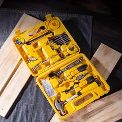 Bộ Dụng Cụ Sửa Đồ Gia Dụng 28 Chi Tiết Deli EDL1028J - Bộ Công Cụ Đa Năng Thoải Mái Cho Mọi Gia Đình, Tiện Lợi Và Dễ Dàng Mang Đi