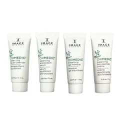 Bộ sản phẩm Image Ormedic làm dịu da - Sữa rửa mặt, mặt nạ, serum và kem dưỡng ẩm cho mọi loại da