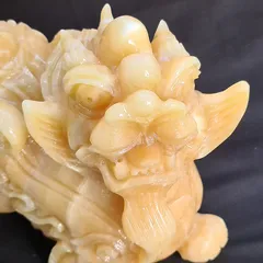 Cặp Tỳ Hưu Đá Ngọc Hoàng Long Để Bàn - Phong Thủy Tài Lộc, May Mắn Cho Bàn Làm Việc, Thần Tài, Quầy Thu Ngân