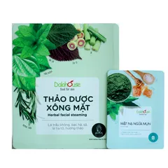 Combo Chăm Sóc Da Ngừa Mụn Dalahouse - Thảo Mộc Xông Mặt và Mặt Nạ Tự Nhiên Giúp Cải Thiện Da Sáng Mịn, Kiểm Soát Dầu Nhờn