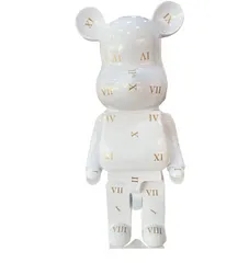 Gấu Bearbrick LV 80cm Phủ Sơn Trắng DBCP286 - Mẫu Thiết Kế Tối Giản Dễ Thương, Đồ Chơi Sưu Tầm Cao Cấp Nhật Bản
