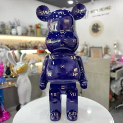 Gấu Bearbrick LV DBCP285 80cm Sơn Xanh - Đồ Chơi Sưu Tập Thiết Kế Tối Giản Dễ Thương, Thích Hợp Trang Trí Nhà Cửa