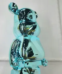 Gấu Bearbrick Mạ Xanh Ngọc DBCP292C Cao 80cm - Đồ Chơi Trưng Bày Sang Trọng, Phong Cách Nhỏ Xinh  Dành Cho Người Sưu Tập