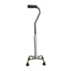 Gậy chống 4 chân cán cong Lucass B934 - Thiết bị hỗ trợ đi lại an toàn cho người già và người bệnh, chống trượt hiệu quả.
