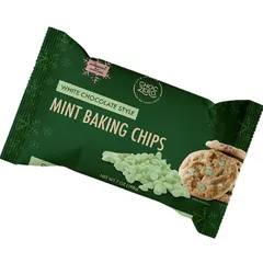 Hạt Socola Chip Trắng Choczero Peppermint - Hạt Nướng Không Đường Thơm Ngon, Thích Hợp Dùng Làm Bánh, 198g